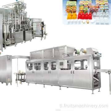 Yogurt plastic cup packaging machine